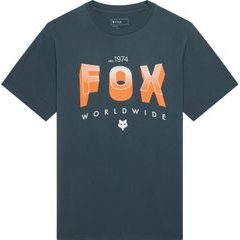 FOX Block 195 Orig Ss Tee Deep Cobalt