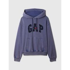 GAP Oversize mikina s logem Western Tmavě modrá
