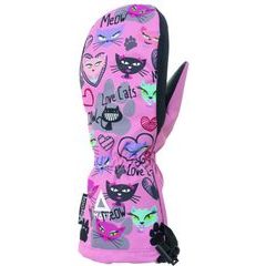 MATT 3217 LOVE CATS TOOTEX MITTENS RS