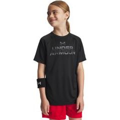 UNDER ARMOUR UA Tech Split Wordmark SS-BLK/GRE