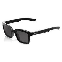 100% ERBA Polished Black - Grey Polarized Lens