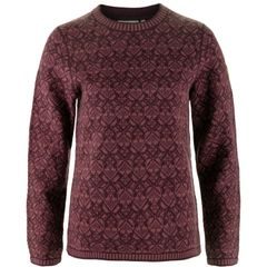 FJÄLLRÄVEN Snow Round Neck Sweater W Port