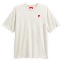 THE NORTH FACE M TNF Red Box S/S Tee WHITE DUNE