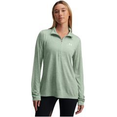 UNDER ARMOUR Tech 1/2 Zip- Twist zelená