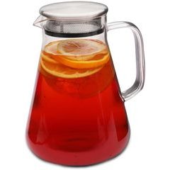 WEIS Konvice na čaj, nerez / borosilikátové sklo, 1,2 l