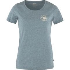 FJÄLLRÄVEN 1960 Logo T-shirt W Indigo Blue-Melange