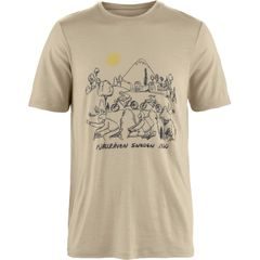 FJÄLLRÄVEN Hoja Lugnt Wool T-shirt M Fossil