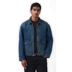 GAP 871095-00 Džínová bunda Workwear Tmavě modrá