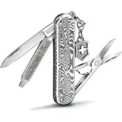 VICTORINOX 0.6221.34 Classic SD Brilliant, 58 mm, Damast
