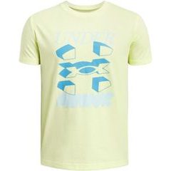 UNDER ARMOUR UA B SPLIT BIG LOGO SS, žlutá