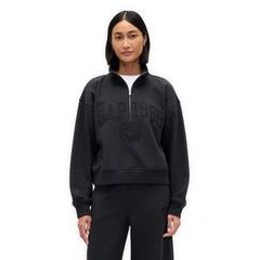 GAP 852841-01 Oversize mikina s logem 1969 VintageSoft Černá