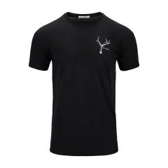 ACLIMA LightWool tee print horn M's jet black