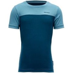 DEVOLD Norang Merino Tee Kid, Flood/Moon