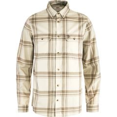 FJÄLLRÄVEN Övik Lite Flannel Shirt M Chalk White-Fossil