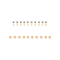 TREK Tektro Hose Fitting Kit Gold 10-Pack
