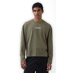 GAP 866361-01 Crop tričko s logem Zelená