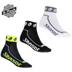 SENSOR 3-PACK RACE LITE SMALL HANDS černá/bílá/ref.žlutá