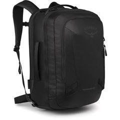 OSPREY TRANSPORTER CARRY ON BAG 36, raven black/black