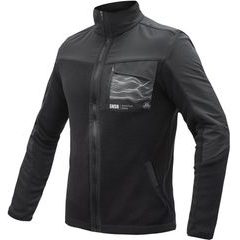 SENSOR TEDDY unisex bunda fleece celozip černá