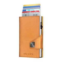 TRU VIRTU Wallet Click & Slide - vegan Bio Apple Wallnut