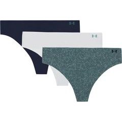 UNDER ARMOUR UA Pure Stretch NS THONG - 3pk GRN/WHT/BLU