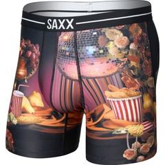 SAXX VOLT BREATHABLE MESH BB, Disco Fries-Maroon