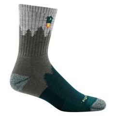 DARN TOUGH NUMBER 2 MICRO CREW MIDWEIGHT WITH CUSHION, green