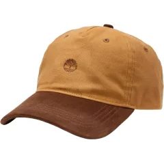 TIMBERLAND Waxed Canvas Baseball Cap Wheat Wheat