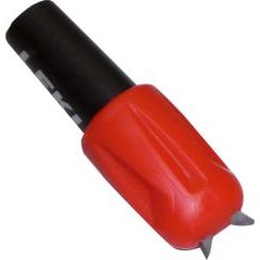 LEKI Nordic Blading Safety Tip, black with red coat