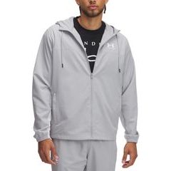 UNDER ARMOUR UA Rival Wvn Windbreaker šedá