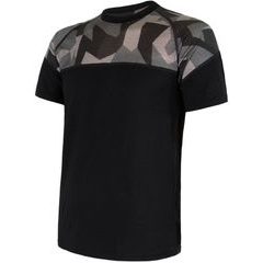 SENSOR MERINO IMPRESS pánské triko kr.rukáv černá/camo