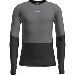 ICEBREAKER Men Mer 200 Oasis+ LS Crewe BLACK/JET HTHR/UNDYED/CB