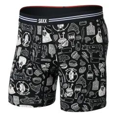 SAXX VIBE XTRA SC BB FLY, bun appetit-black