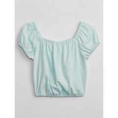 GAP 603195-00 Dětský top s krátkým rukávem Modrá