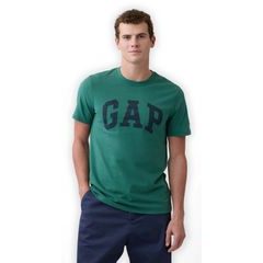 GAP 856659-55 Tričko s logem Everyday Soft Zelená