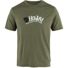 FJÄLLRÄVEN Hoja Wool T-shirt M Laurel Green
