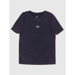 GAP 637782-09 Crop tričko s logem Americana Černá