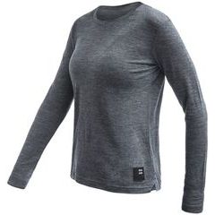 SENSOR MERINO LITE dámské triko dl.rukáv anthracite gray