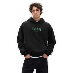 GAP 821291-03 Oversize mikina Heavyweight Černá
