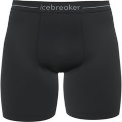 ICEBREAKER M Anatomica Long Boxers BLACK