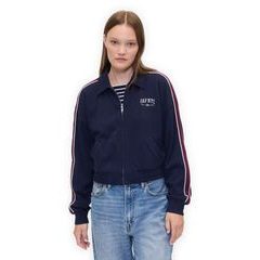 GAP 799269-01 Tepláková bunda Tmavě modrá