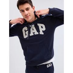 GAP 850834-00 Mikina s logem GAP a kapucí Tmavě modrá