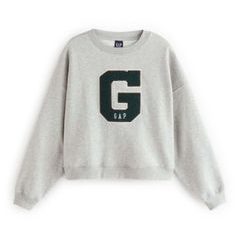 GAP 894328-03 Mikina s logem Šedá