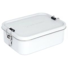 LIFEVENTURE Stainless Steel Lunch Box; light grey
