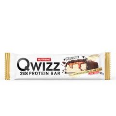NUTREND Qwizz 35% Protein Bar, tyčinka, 60 g mandle+čoko