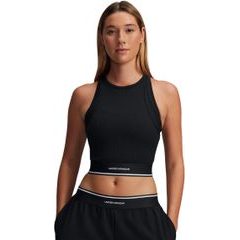 UNDER ARMOUR UA Meridian Rib Branded Tank černá