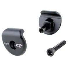 TREK 2-bolt Seatpost Saddle Clamp Ears 7x7, černá