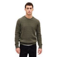 GAP 807068-00 Pletený svetr z Merino vlny Zelená