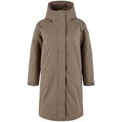 FJÄLLRÄVEN Övik GTX Padded Parka W Suede Brown
