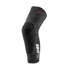100% TERATEC Knee Guards, Heather Grey/Black